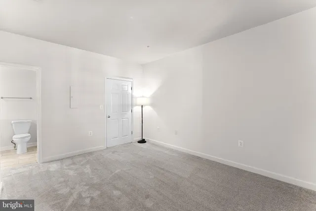 a view of an empty room