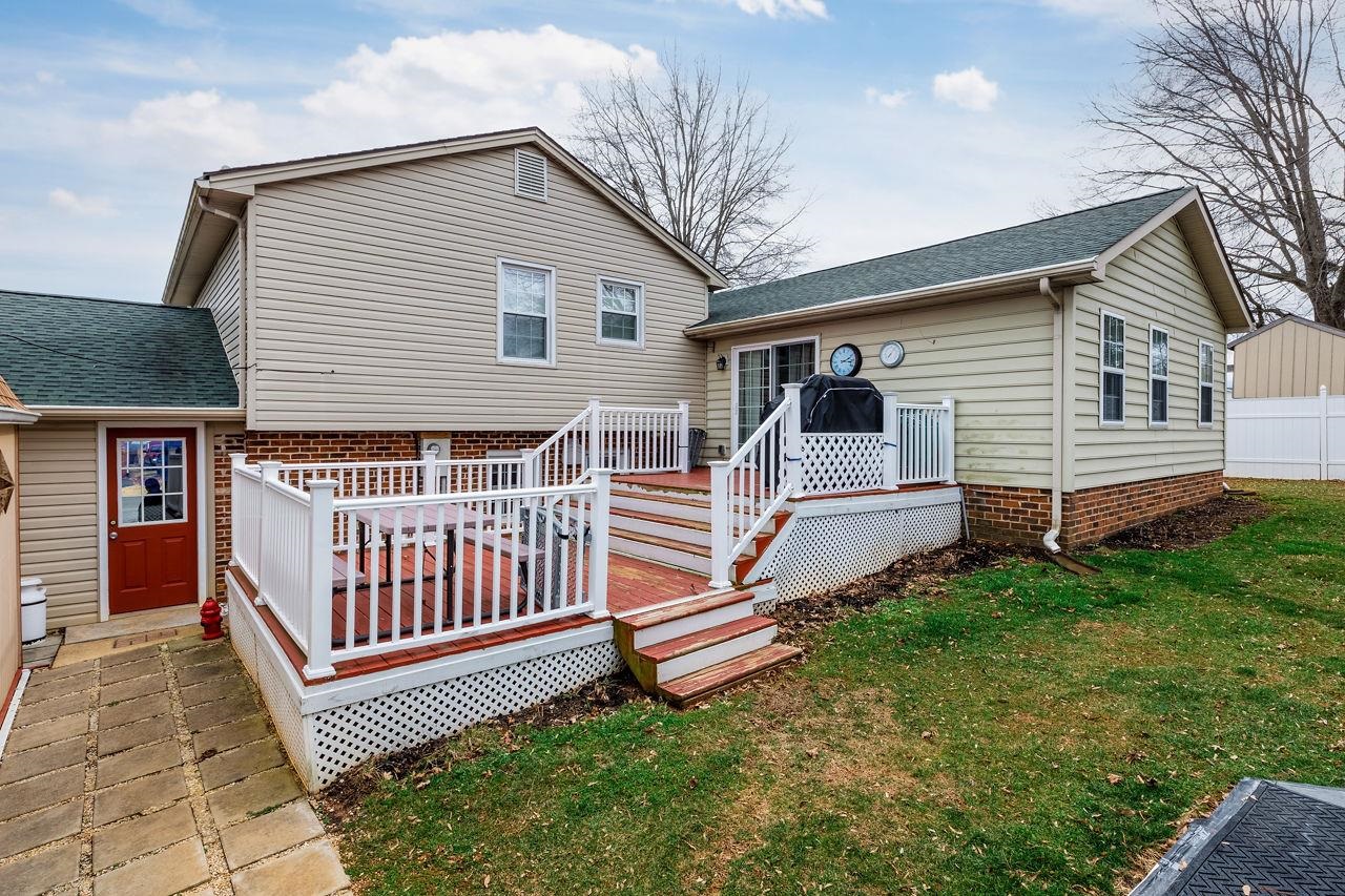58 Rolla Mill Road Verona, VA 24482 - Photo 11 of 46 a view of a house with a yard and deck with a small yard