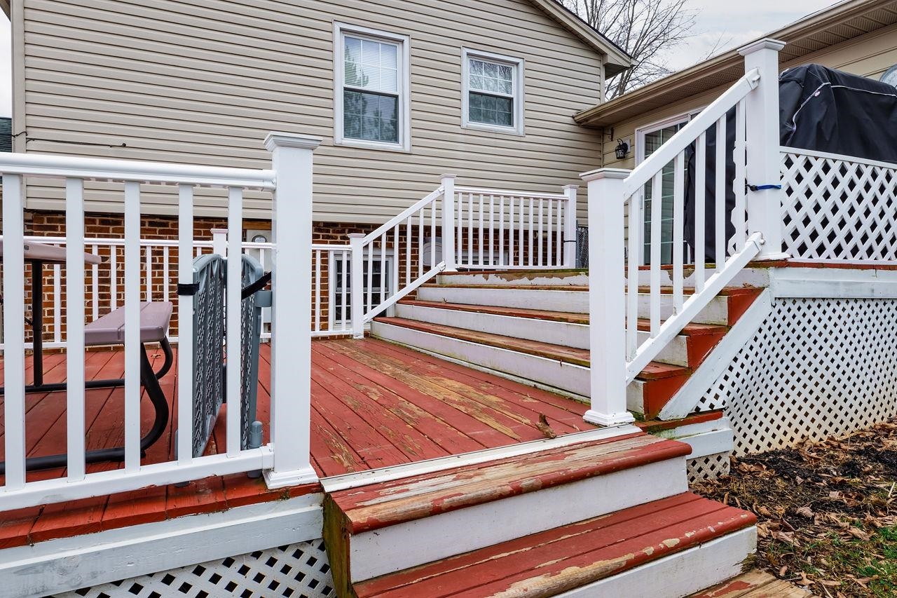 58 Rolla Mill Road Verona, VA 24482 - Photo 14 of 46 a view of outdoor space with deck and furniture