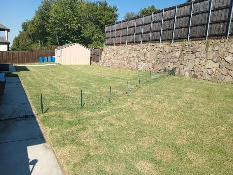 1420 Ashton Ridge Drive Prosper, TX 75078 - Photo 36 of 39 a view of a backyard