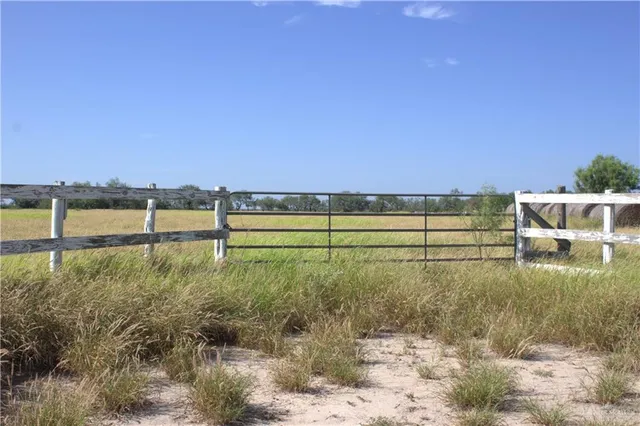 a view of a yard with an outdoor space