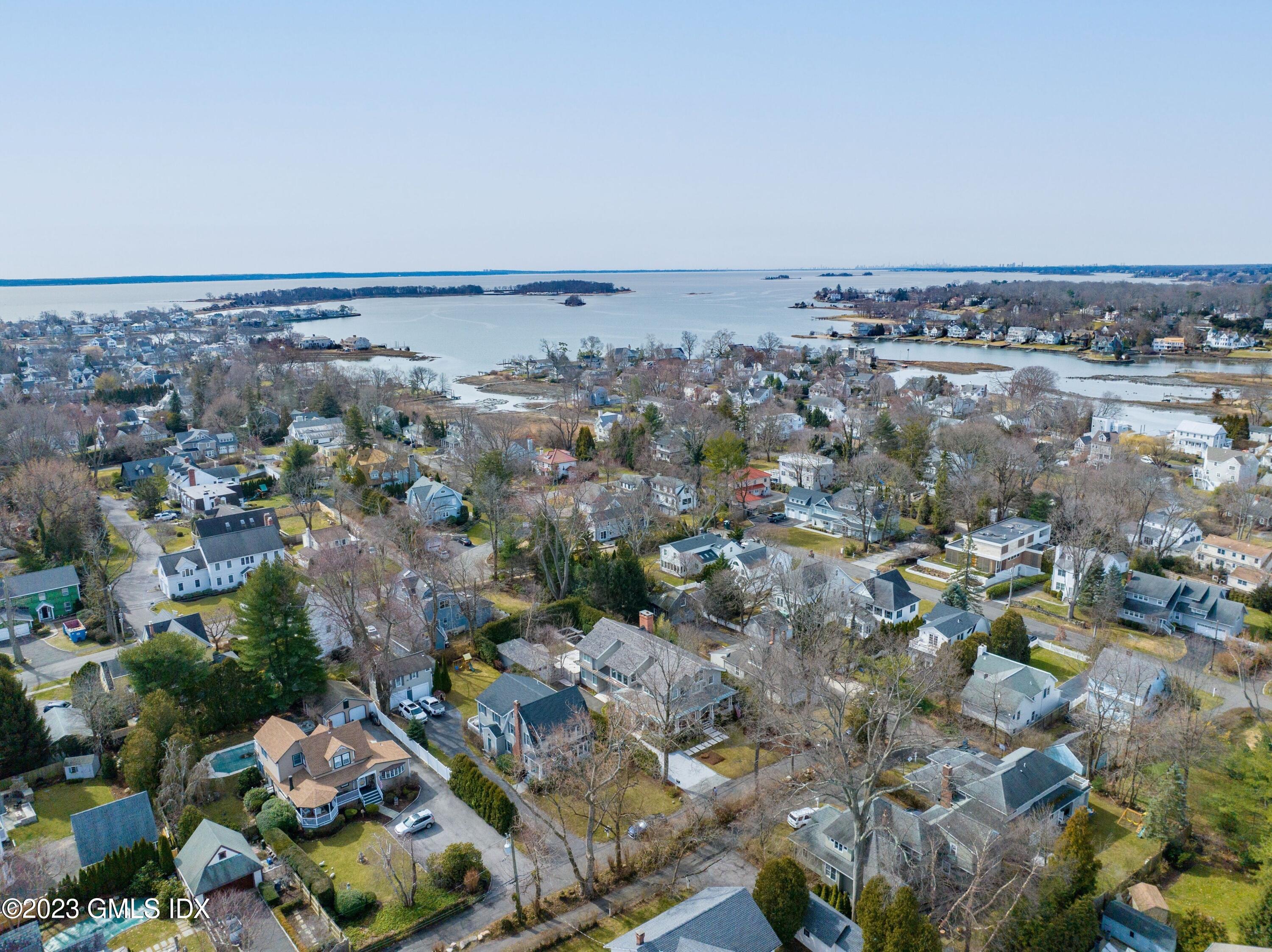 6 Cherry Lane Old Greenwich, CT 06870 - Photo 28 of 31 an aerial view of multiple house with yard