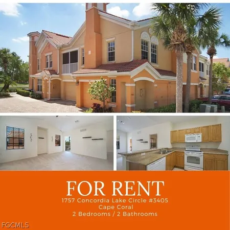 $1,450 | 1757 Concordia Lake Circle, Unit 3405, Cape Coral, FL 33909