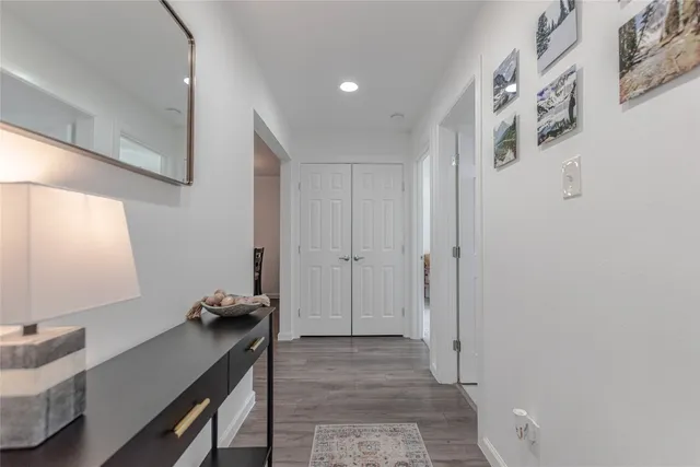 a room with storage and utility