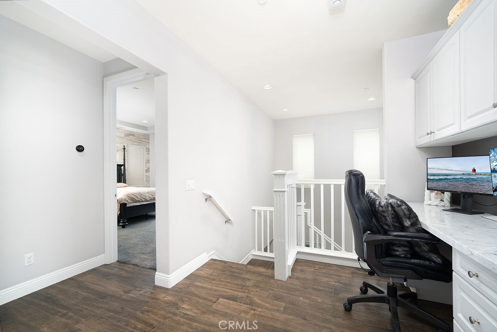 60 Visionary Irvine, CA 92618 - Photo 15 of 30 a view of a workspace with furniture and wooden floor