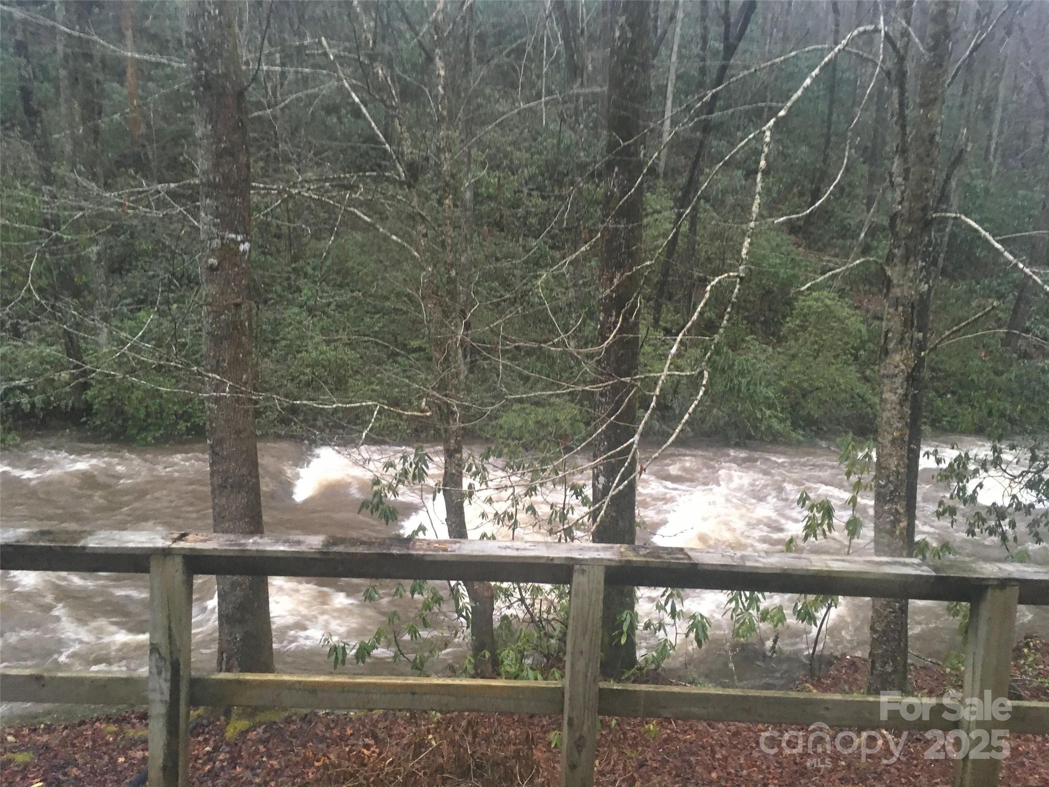 4700 West Buffalo Road Robbinsville, NC 28771 - Photo 10 of 25 a view of a yard from a balcony