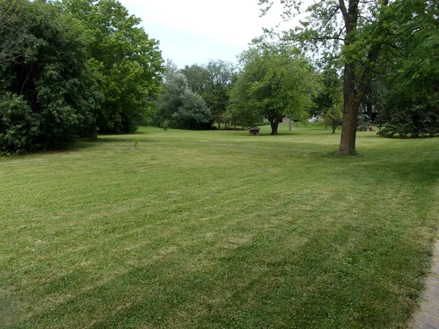 a view of an outdoor space and a yard