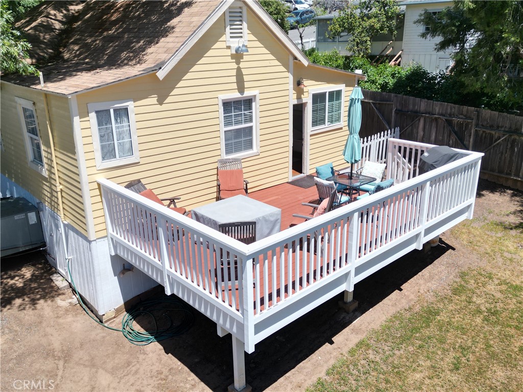 2013 3rd Street Julian, CA 92036 - Photo 20 of 32 a view of a deck with a chair and wooden floor