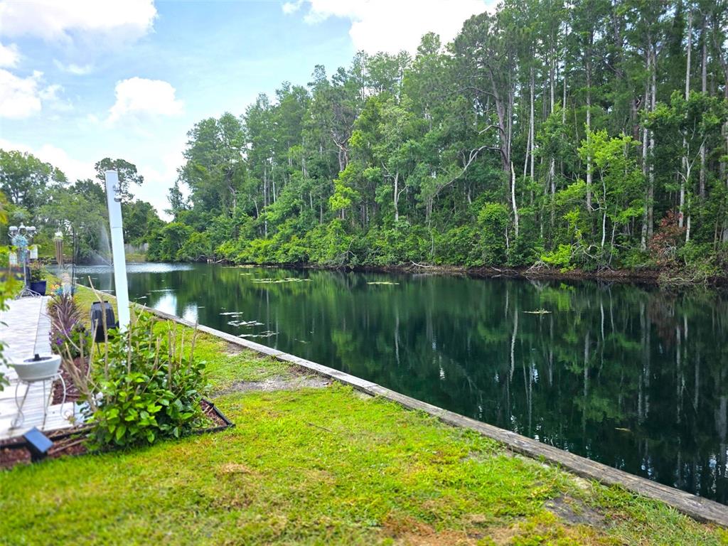 1873 Mazo Manor Road, Unit 5 Lutz, FL 33558 - Photo 40 of 41 a view of a lake with a house in the background