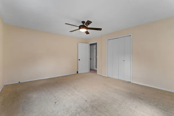 a view of an empty room