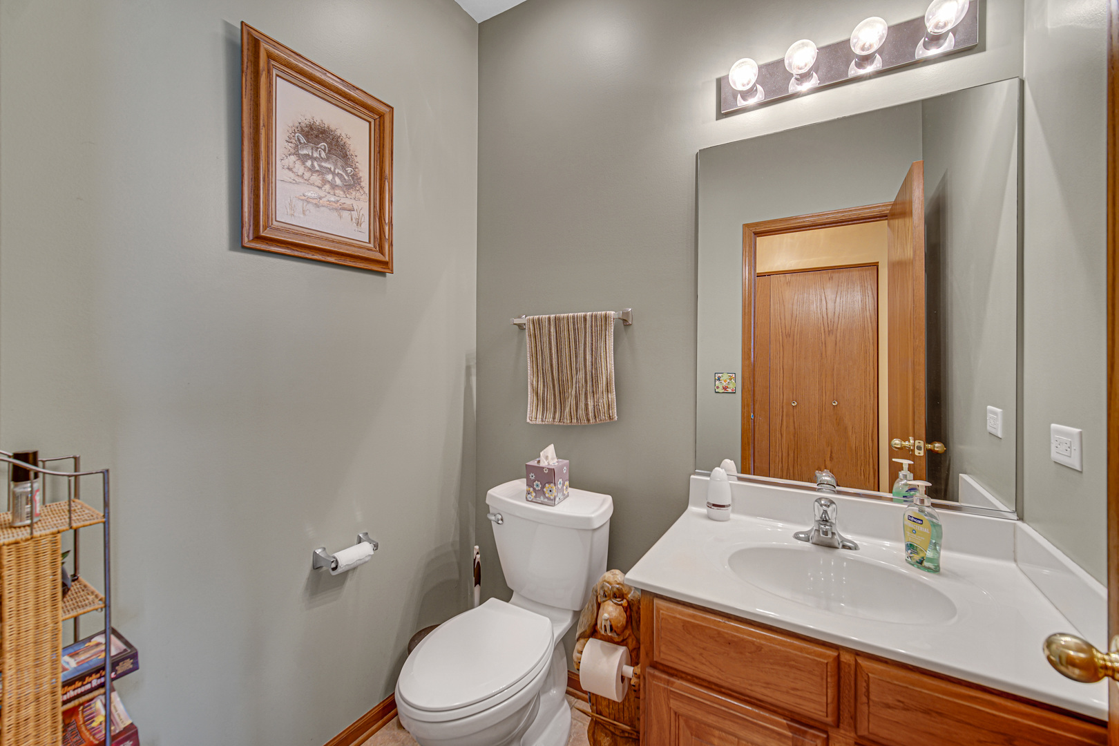 188 Breckenridge Court Gilberts, IL 60136 - Photo 9 of 25 a bathroom with a sink a toilet and mirror