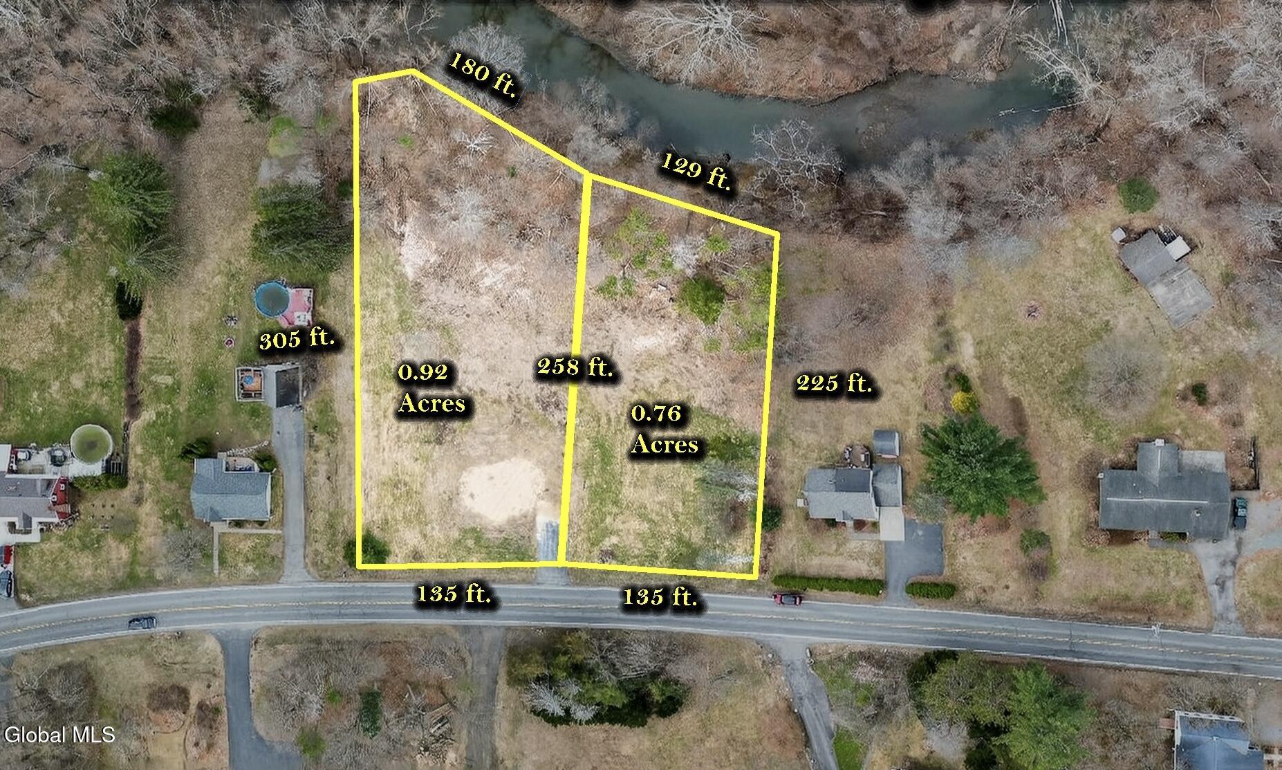 271 Dunnsville Road Rotterdam, NY 12306 - Photo 2 of 9 Property Line Overlay - Drone