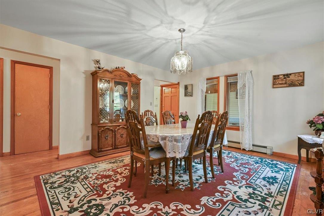 300 Turkey Ridge Kunkletown, PA 18058 - Photo 7 of 29 a view of a dining room with furniture window and wooden floor