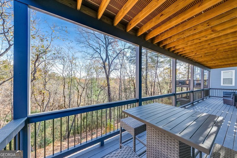 364 Rosen Strasse Helen, GA 30545 - Photo 39 of 45 a balcony with wooden floor and outdoor seating