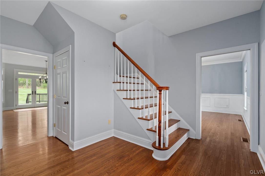 153 Doney Road Kunkletown, PA 18058 - Photo 13 of 46 a view of entryway with wooden floor and stairs