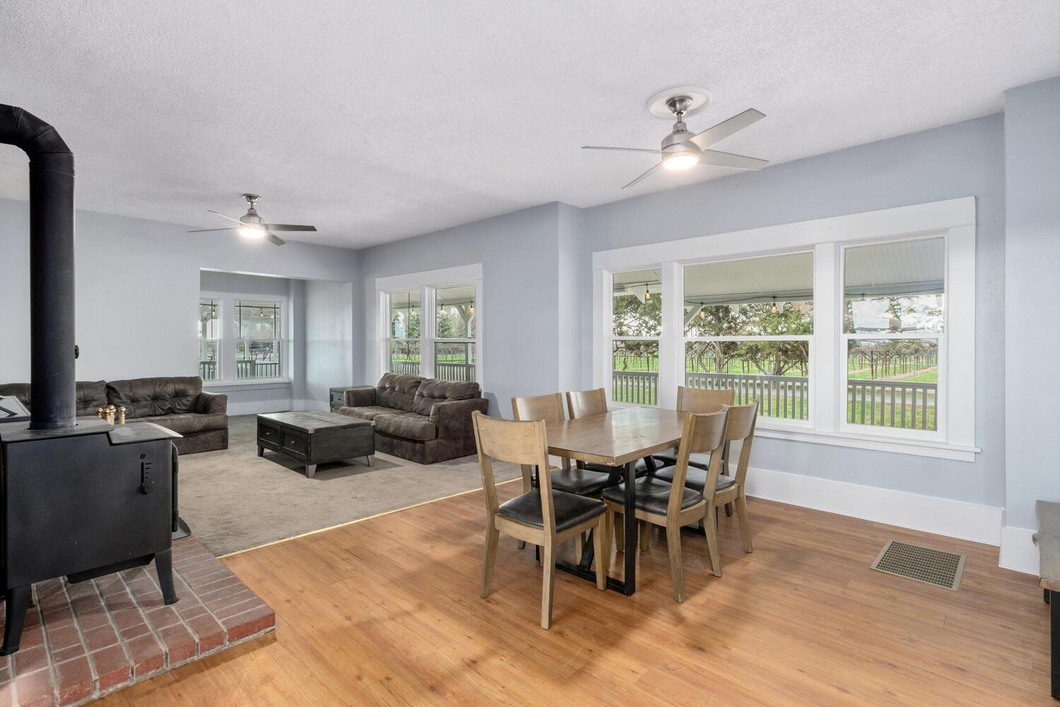 5804 Ave 426 Reedley, CA 93654 - Photo 4 of 21 a view of a dining room with furniture window and outside view