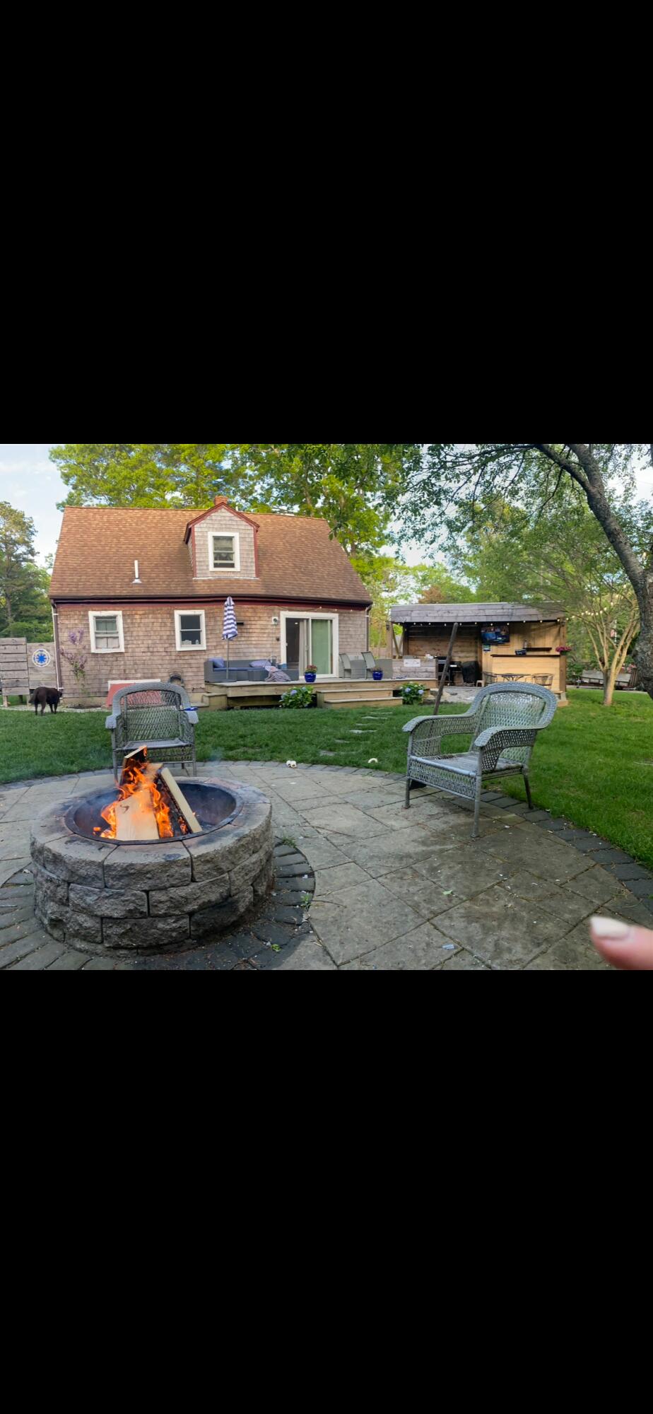 25 Rainbow Lane Mashpee, MA 02649 - Photo 23 of 30 Firepit in summer