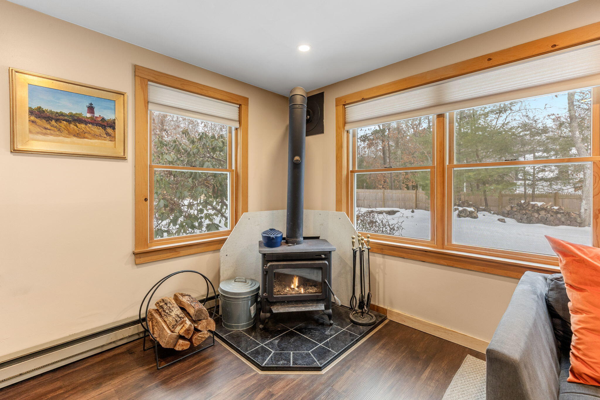 25 Rainbow Lane Mashpee, MA 02649 - Photo 5 of 30 Wood stove