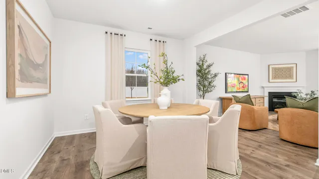 a room with a couch and a table