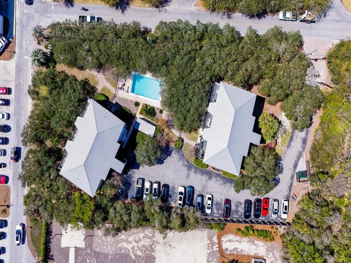 81 South Orange Street, Unit 102 Inlet Beach, FL 32461 - Photo 17 of 24 an aerial view of a houses
