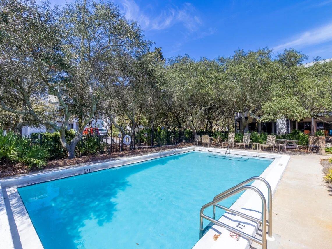 81 South Orange Street, Unit 102 Inlet Beach, FL 32461 - Photo 20 of 24 a view of a swimming pool with a patio