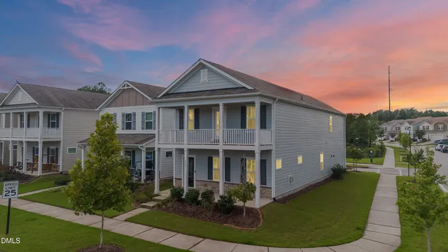 an empty room with an entrance to other room