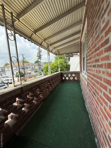 a couple of table and chairs in patio