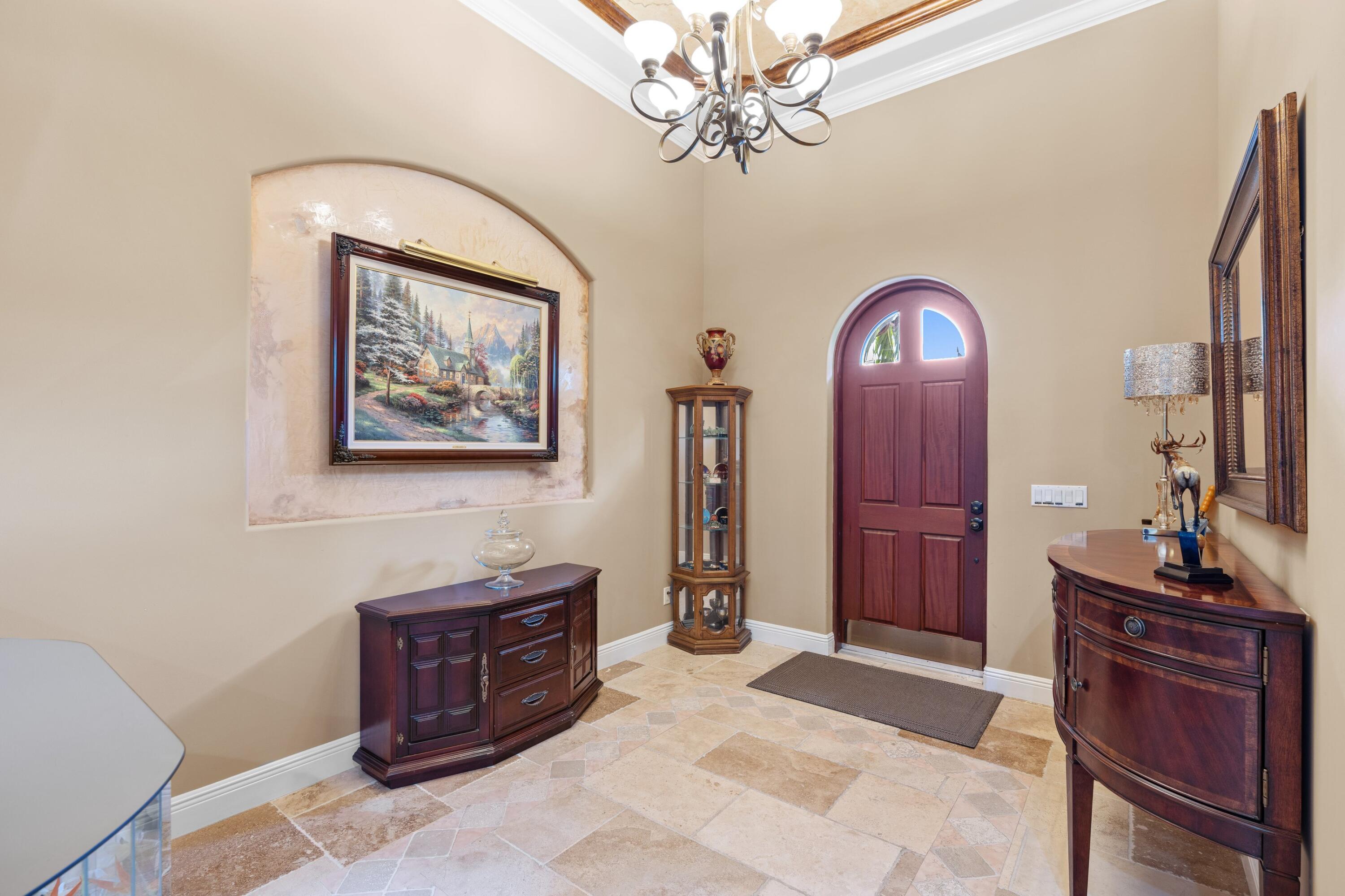1321 Southwest 16th Street Boca Raton, FL 33486 - Photo 8 of 37 Foyer with faux painted ceiling