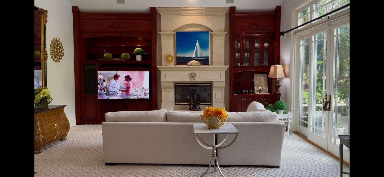 5403 Blackhawk Drive Danville, CA 94506 - Photo 16 of 47 a living room with furniture a fireplace and a window