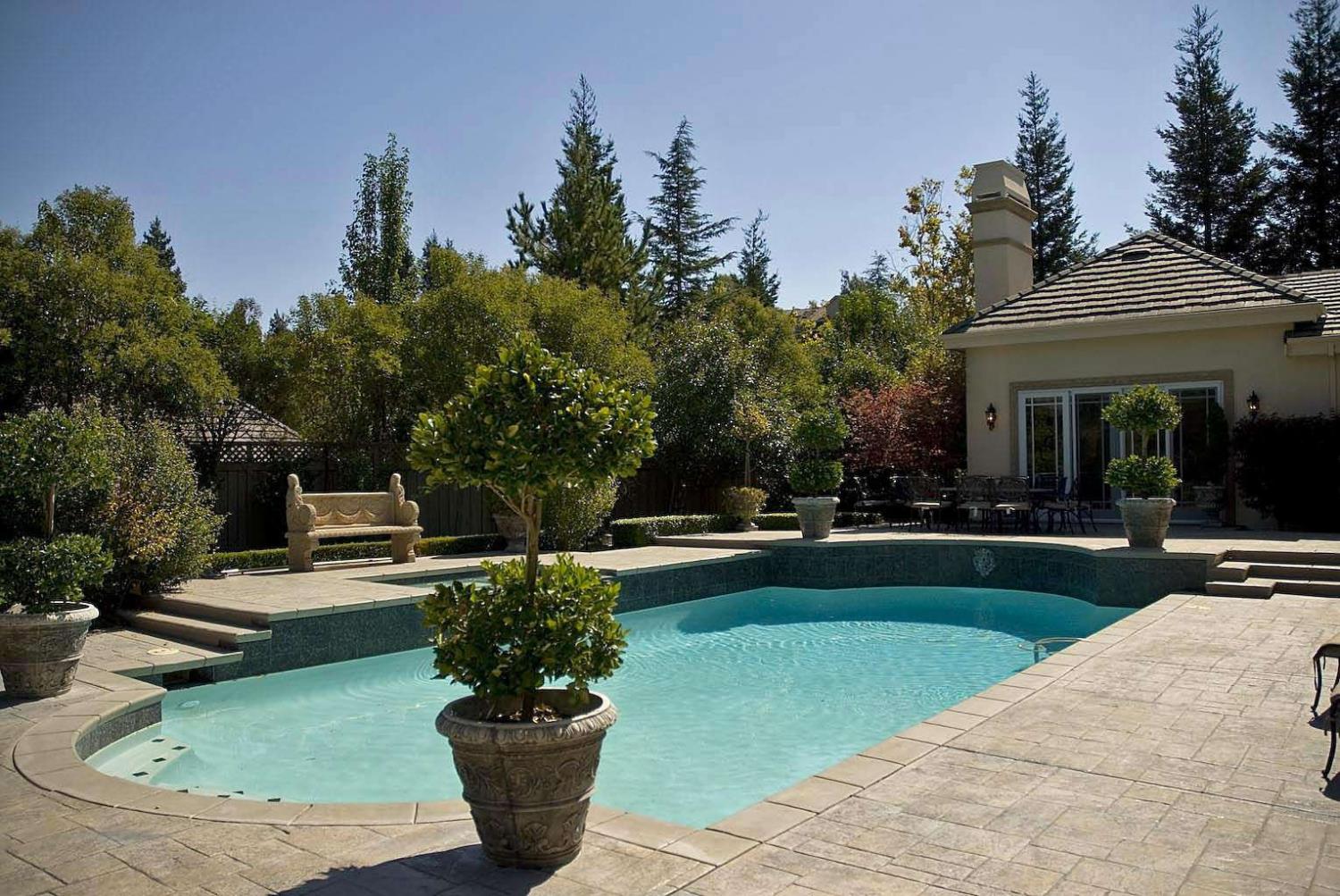 5403 Blackhawk Drive Danville, CA 94506 - Photo 36 of 47 a view of a house with sitting area and garden