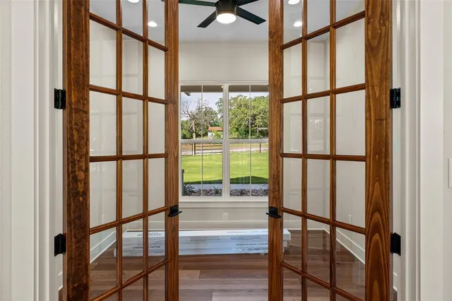 a view of a interior