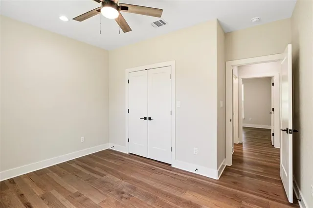 wooden floor in an empty room