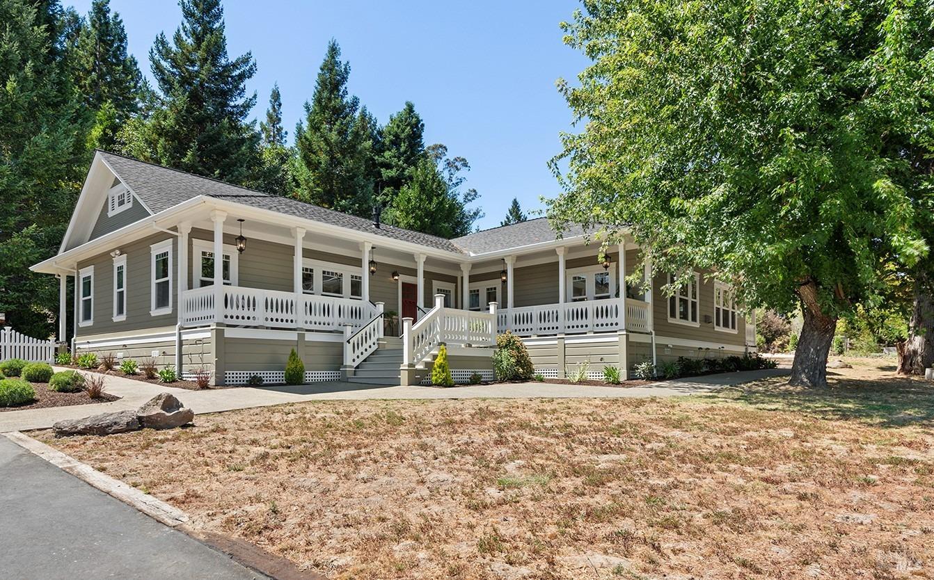 10051 Mill Station Road Sebastopol, CA 95472 - Photo 1 of 1 a front view of a house with a yard