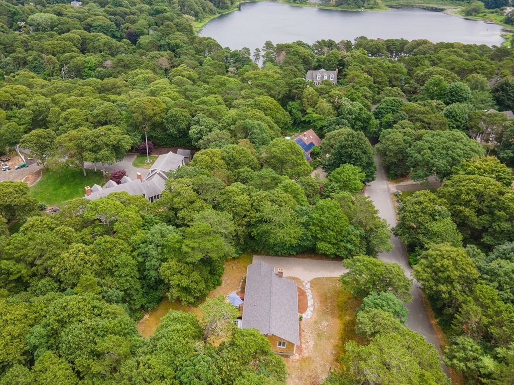 11 Oval Road Chatham, MA 02633 - Photo 32 of 35 an aerial view of a house with a yard