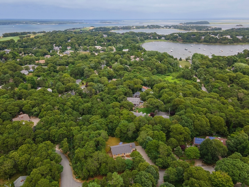 11 Oval Road Chatham, MA 02633 - Photo 33 of 35 an aerial view of residential houses with outdoor space and trees