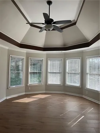 a view of a bathroom with a shower