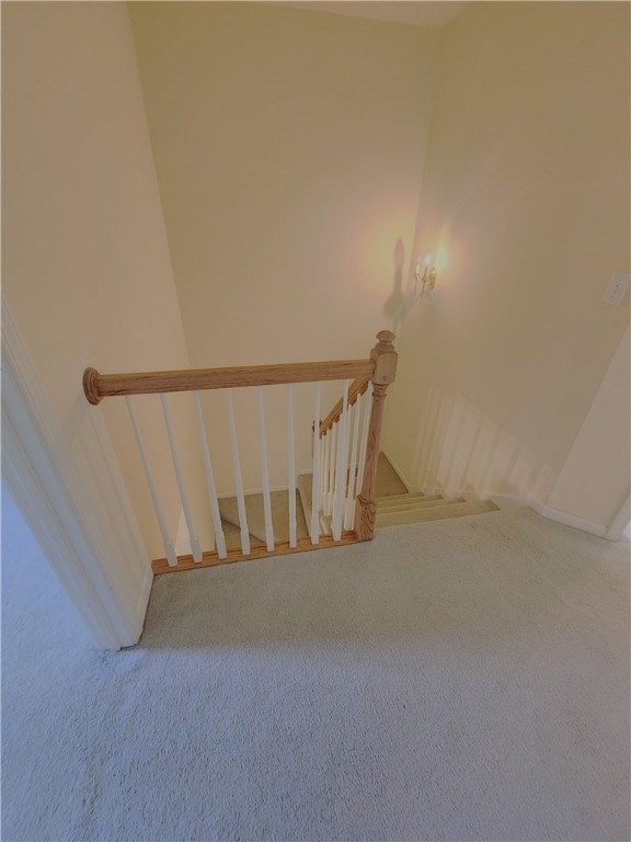 208 Blue Ridge Drive Clemson, SC 29631 - Photo 12 of 28 Staircase to main level