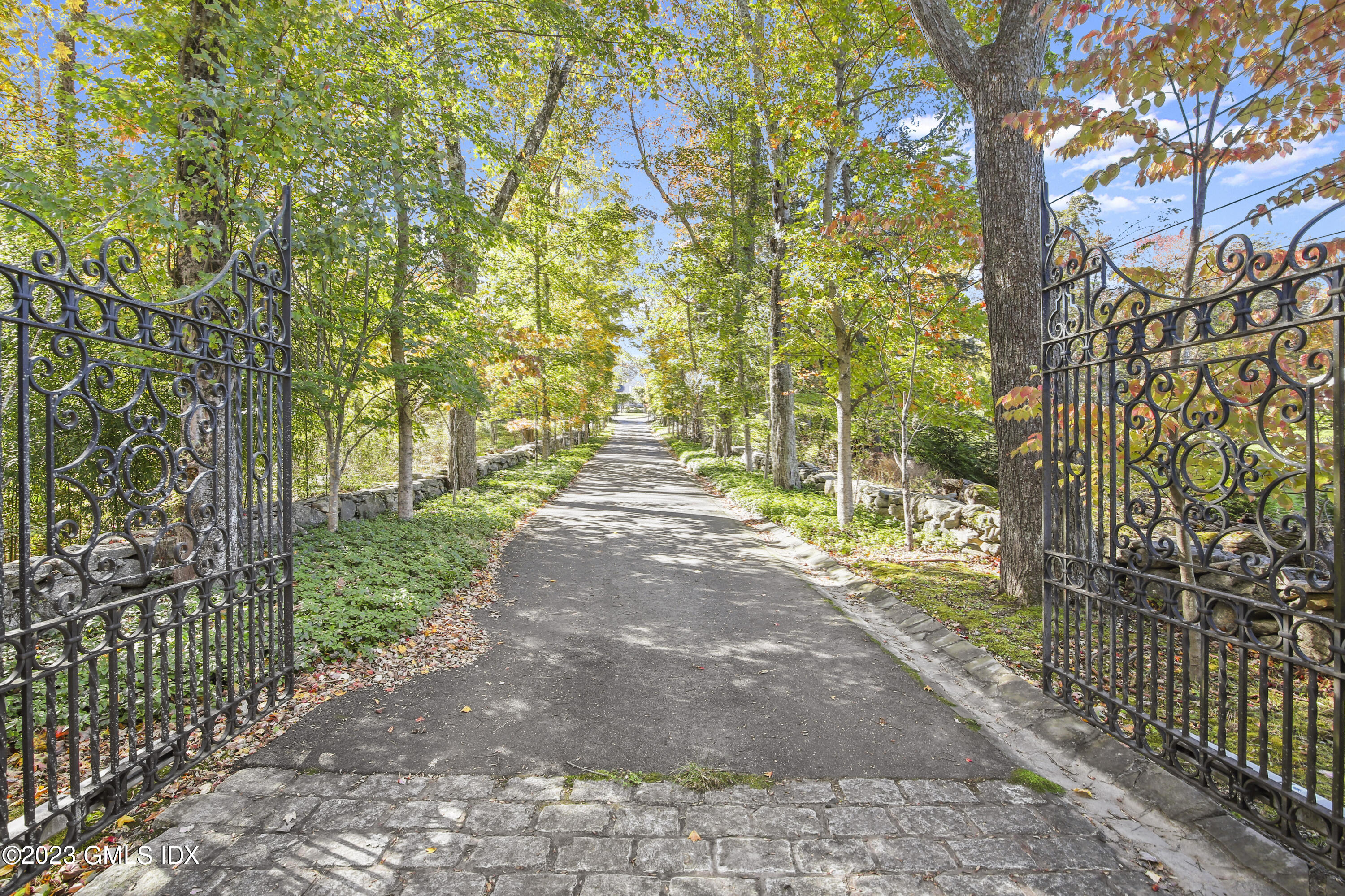 736 Lake Avenue Greenwich, CT 06830 - Photo 5 of 9 a view of a yard with plants and trees
