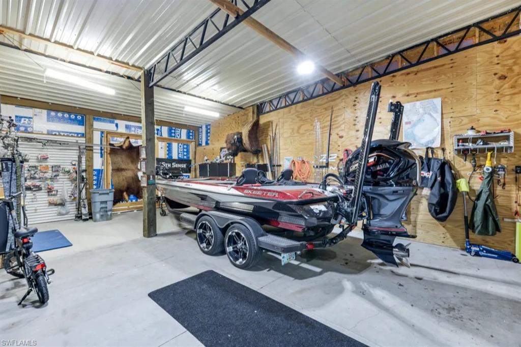 19080 Parkinson Road Alva, FL 33920 - Photo 40 of 50 extra garage spaces or workshop, oversized