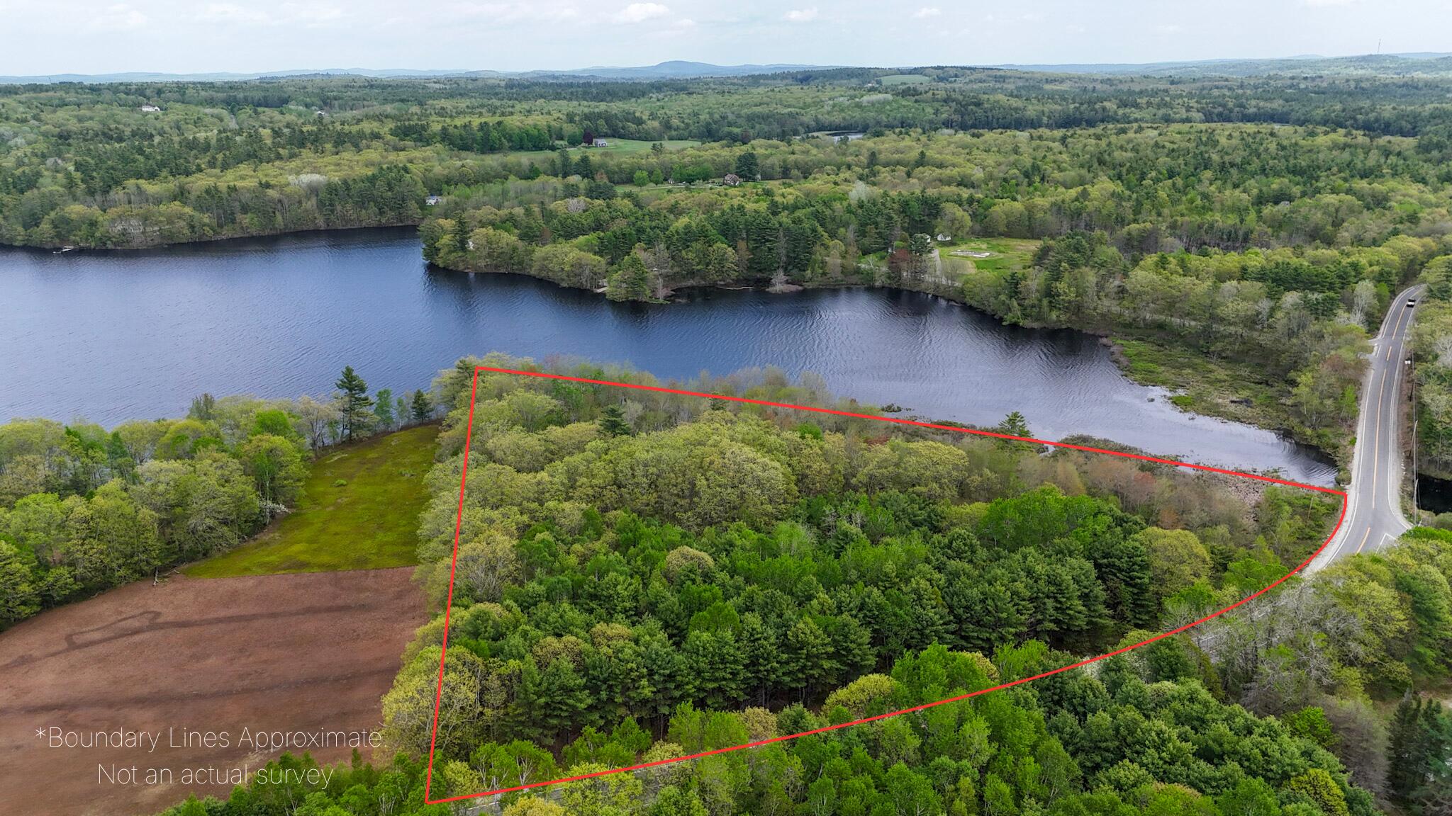 Lot 27-2 Gardiner Road Jefferson, ME 04348 - Photo 5 of 16 Northeast Boundary Line Approx