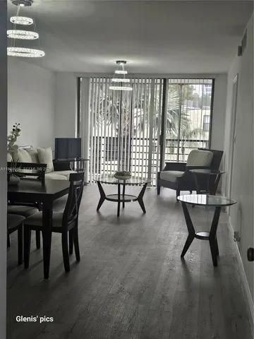 a workspace with furniture and a window