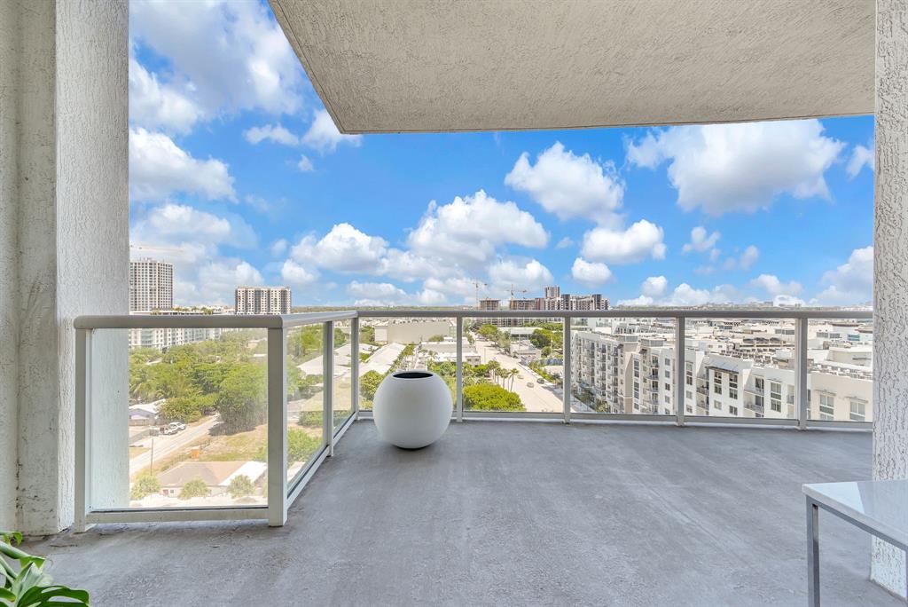 315 Northeast 3rd Avenue, Unit 1008 Fort Lauderdale, FL 33301 - Photo 30 of 52 a view of a balcony with lake view and a ocean view