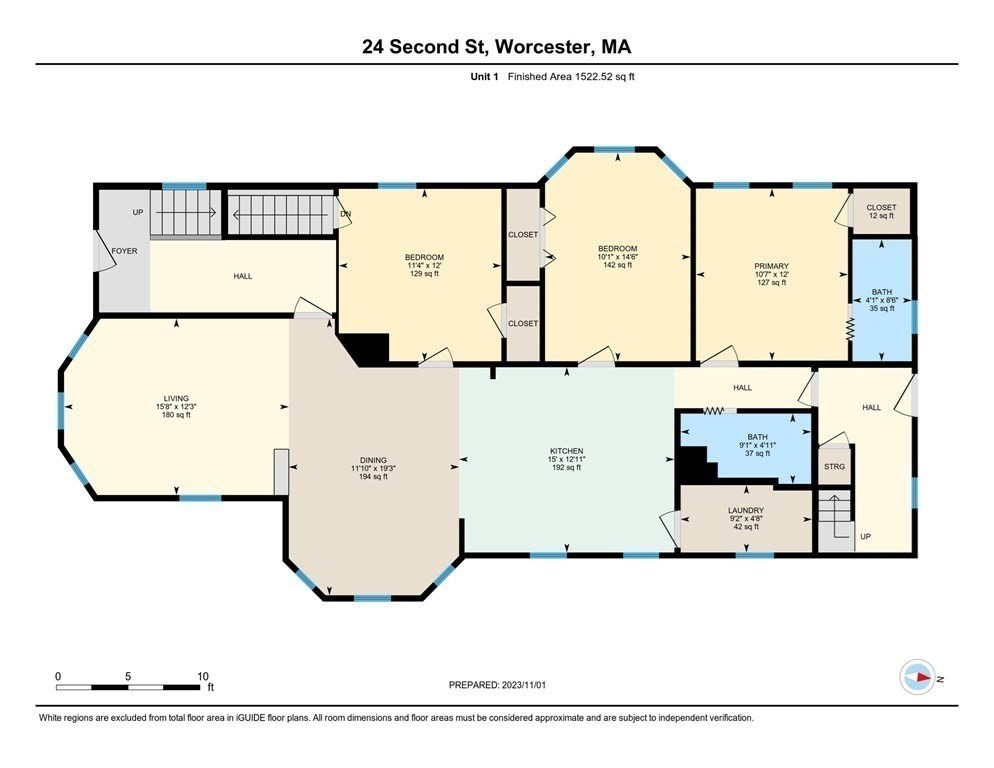 24 Second Street Worcester, MA 01602 - Photo 4 of 42 a picture of a room with a white wall and a painting