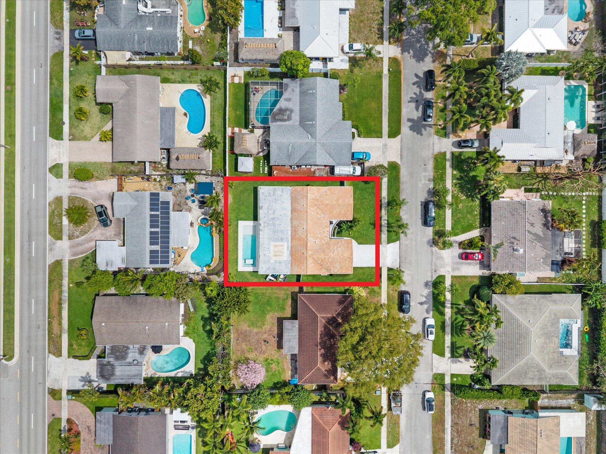 1289 Southwest 7th Street Boca Raton, FL 33486 - Photo 42 of 42 aerial view of street