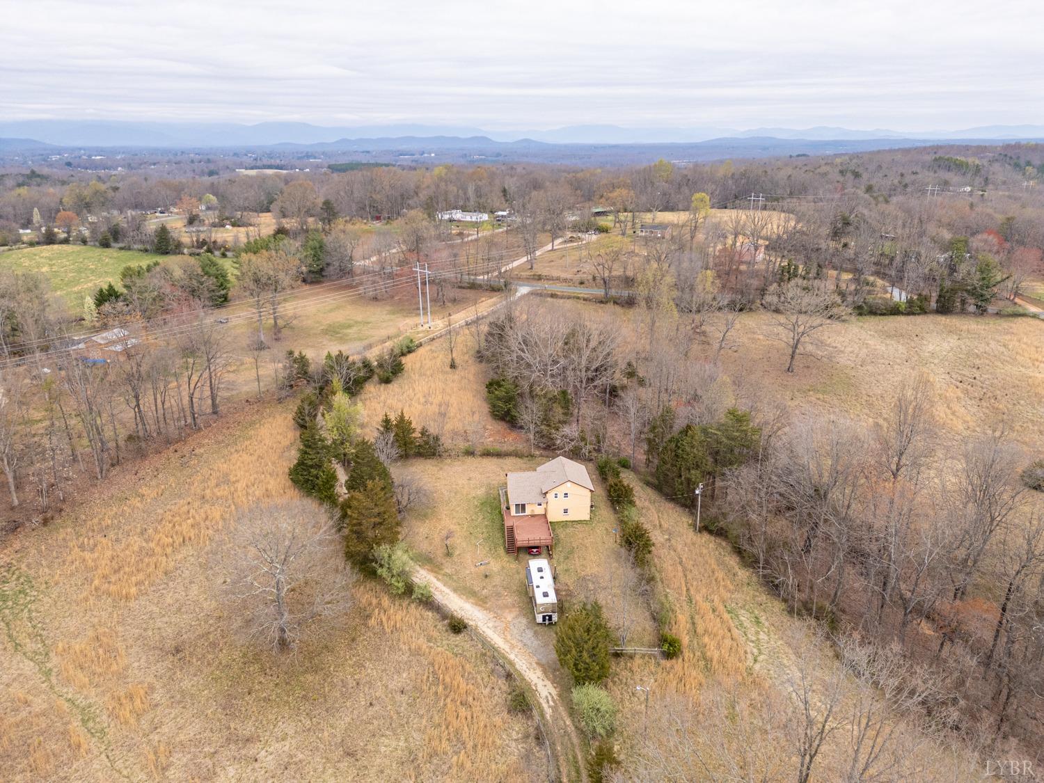 182 Buffalo Ridge Road Amherst, VA 24521 - Photo 44 of 57 an aerial view of residential houses with outdoor space