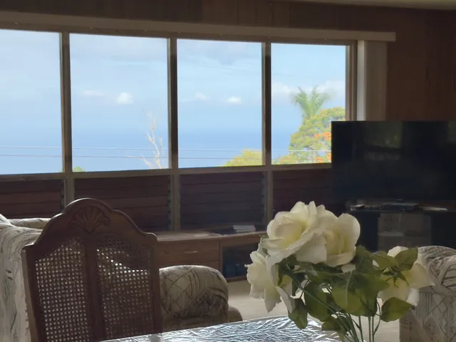 a bathroom with a mirror