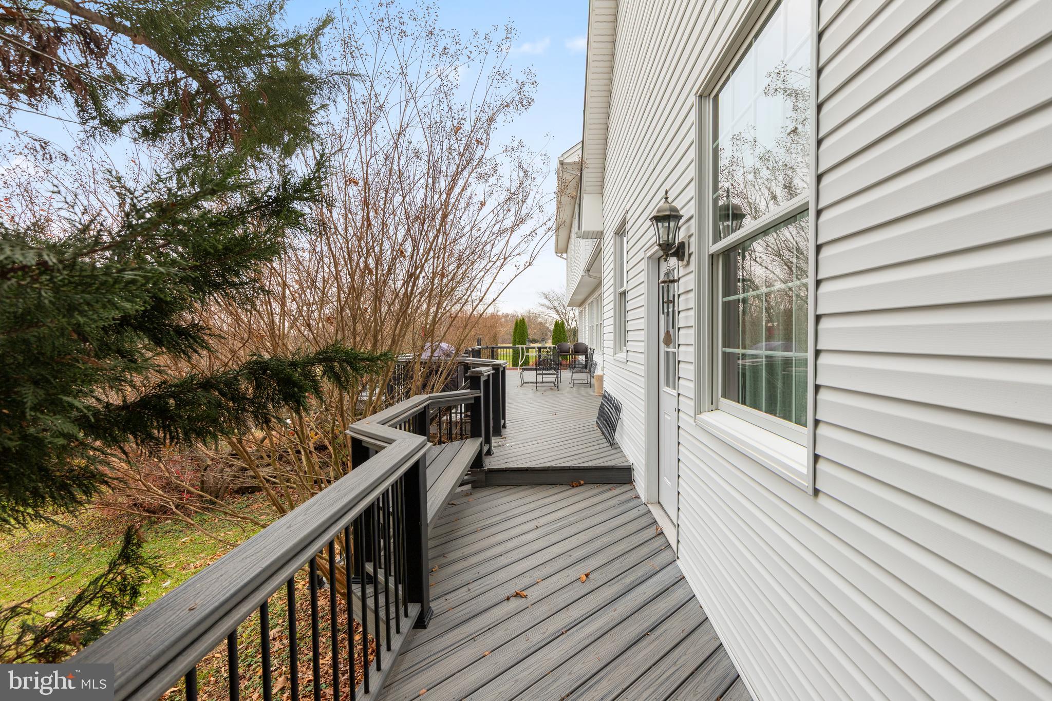 2183 Amoss Mill Road Pylesville, MD 21132 - Photo 56 of 90 Deck walkway w/ built in bench