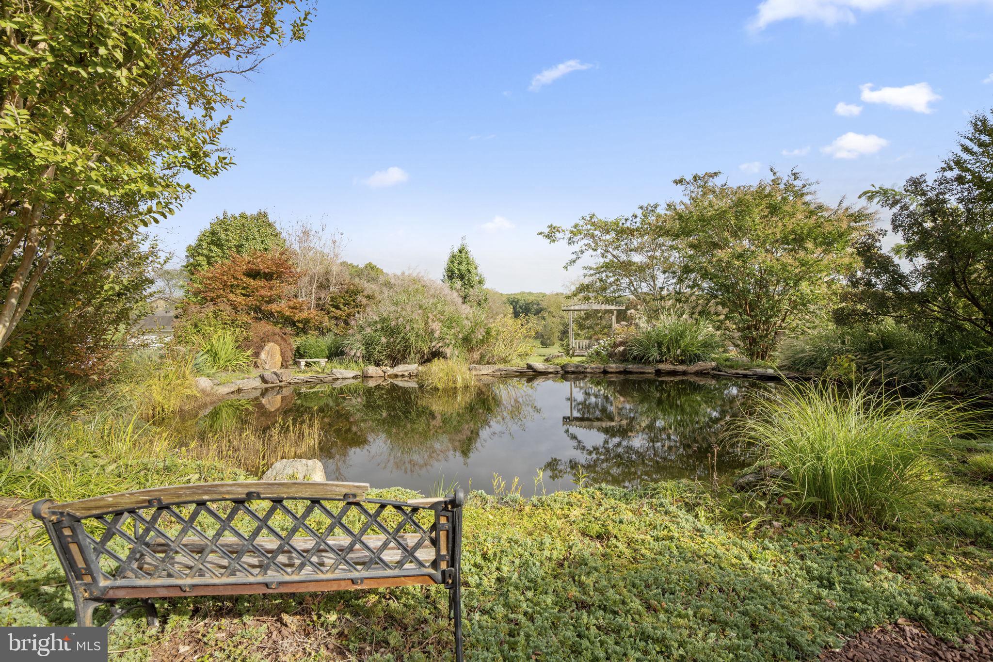 2183 Amoss Mill Road Pylesville, MD 21132 - Photo 67 of 90 Pond w/ extensive landscaping & rock trim