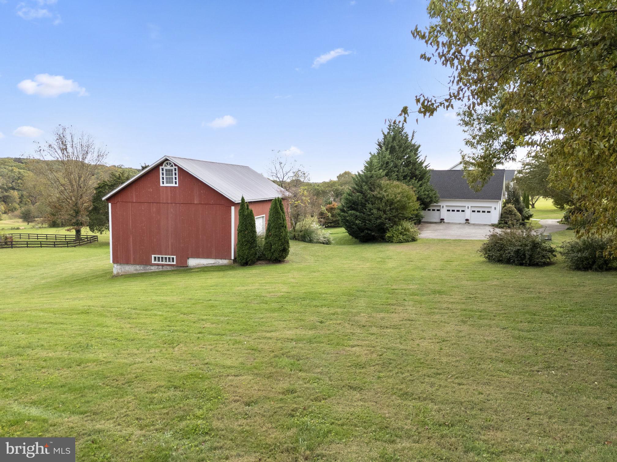 2183 Amoss Mill Road Pylesville, MD 21132 - Photo 73 of 90 View of barn & 3 car garage at side of house