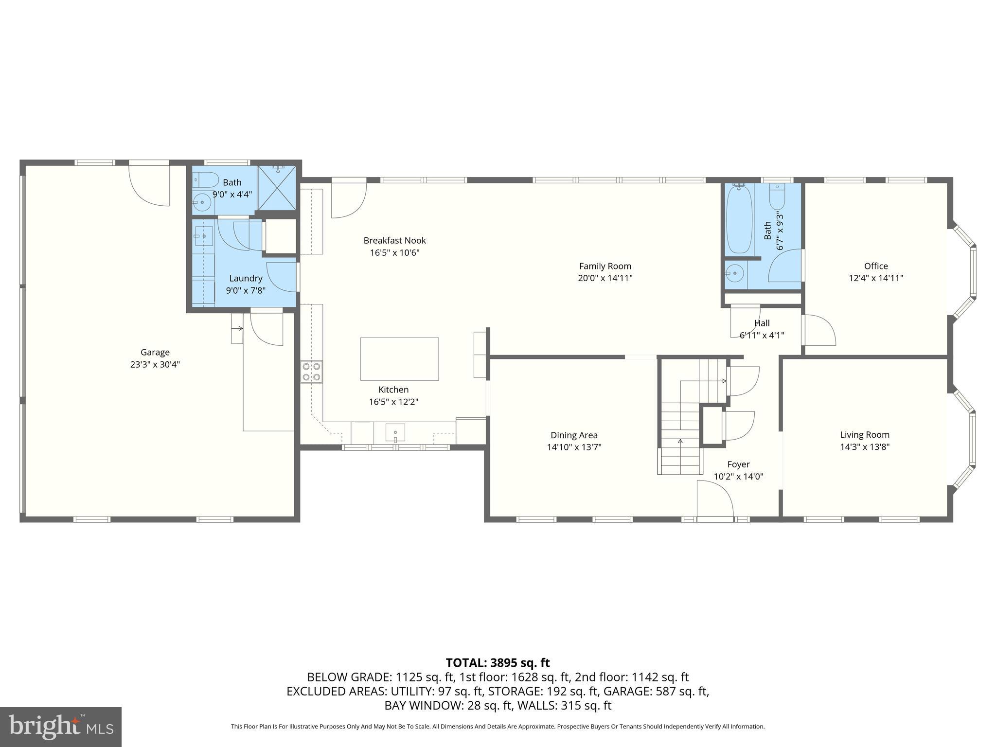 2183 Amoss Mill Road Pylesville, MD 21132 - Photo 87 of 90 Main level floor plan